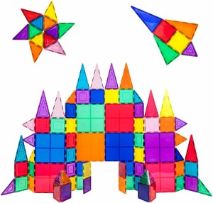 ピカソタイルズ 100ピース 磁石ブロック PicassoTiles 3Dタイル マグネットパズル