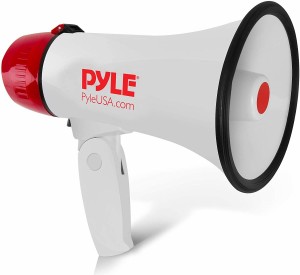 メガホンスピーカー Pyle PMP20 PA拡声器 内蔵サイレン