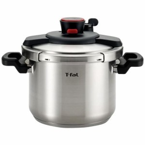 ティファール T-fal P45007 Clipso ステンレス鋼 食器洗い機セーフ 圧力鍋 調理器具 6.3 クォート 電気圧力鍋 シルバー