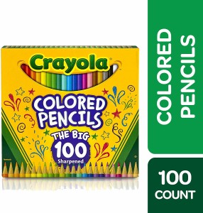 クレヨラCrayola 色鉛筆 大人のぬりえセット 100色 68-8100 文房具