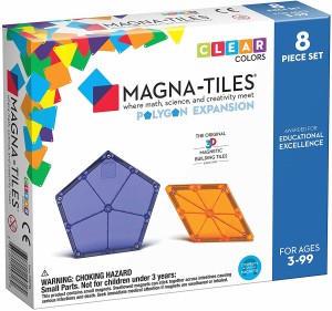 マグナタイルズ ポリゴンズエクスパンションセット Magna Tiles 多角形磁石パズル