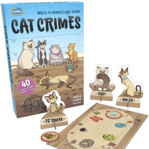 シンクファン ThinkFun 猫の犯罪ボードゲーム 頭脳ゲーム 1550 ゲーム