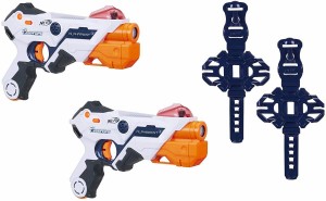 ナーフ おもちゃの鉄砲セット NERF E2281 レーザーオプス ライト サウンド アームバンド