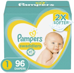 パンパース ベビーおむつ Pampers 新生児 サイズ1 テープタイプ 96枚入りスーパーパック