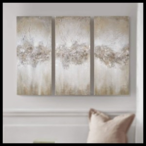 【Madison Park】wall deco 絵画 アート Acrylic Taupe