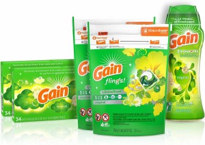 ゲイン 洗濯セット Gain COMINHKPR129421 液体洗剤 芳香剤 ドライヤーシート