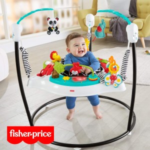 【Fisher-Price】赤ちゃん ジャンパー 室内 遊具 動物 White