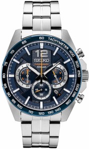セイコーSeiko メンズ時計 クォーツ クロノグラフ カジュアルウォッチ SSB345 腕時計
