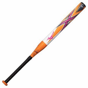 ミズノ(MIZUNO) ソフトボール用バット 2号 ゴムボール用 エックス 1CJFS62580-0154