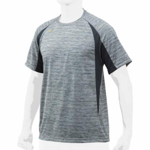 ミズノ(MIZUNO) ミズノプロ 杢Tシャツ 丸首 半袖 12JA8T80-05