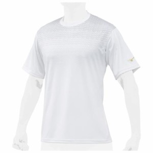 ミズノ(MIZUNO) ミズノプロ プリントTシャツ 丸首 半袖 12JA8T81-01