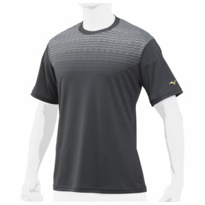 ミズノ(MIZUNO) ミズノプロ プリントTシャツ 丸首 半袖 12JA8T81-09