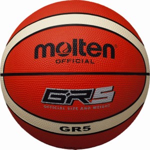 モルテン(molten) ゴムバスケットボール5号球 GR5 BGR5-OI