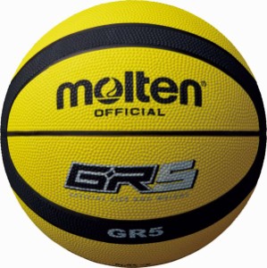 モルテン(molten) ゴムバスケットボール5号球 GR5 BGR5-YK