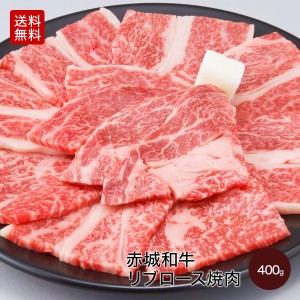 肉 送料無料 ギフト 和牛 黒毛和牛 牛肉 赤城和牛 国産 リブロース 家庭用 焼肉 400g 【冷凍】 内祝 御祝