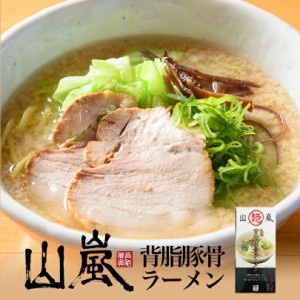 山嵐 背脂豚骨ラーメン【2食入×3個】【生麺】札幌ラーメン こってり あっさり こっさり とんこつラーメン 有名店 北海道 お土産 ギフト 