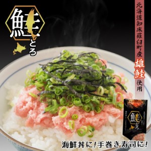 栄興食品 鮭とろ【100g×3個】【冷凍】北海道 お土産 ご飯のお供 サーモン 海鮮 おかず 惣菜 しゃけ 冷凍食品 非常食 送料無料