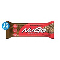 NuGo オーガニック プロテインバー Chocolate（チョコレート）　50g×15本