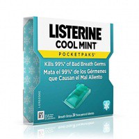 ●リステリン Listerine Pocketpaks Breath Strips Cool Mint 24-Count (Pack of 12)