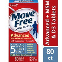 ●Move Free Advanced Plus MSM and Vitamin D3, Extra Bone Support 80 tablets