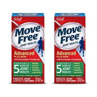 ●Move Free Advanced Plus MSM, Extra Cartilage Support 120 tablets×2箱　