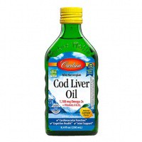●Carlson Cod Liver Oil Norwegian, Lemon（レモン風味） 1,100 mg  500ml