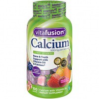 ●Vitafusion Calcium Gummy Vitamins, 100 Count