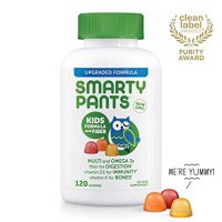 ●SmartyPants Kids Complete and Fiber Gummy Multivitamin Omega 3 Fish Oil 120粒