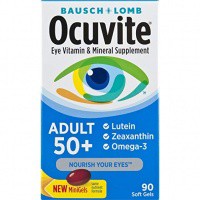 ●Bausch + Lomb Ocuvite Adult 50+ Eye Vitamin & Mineral Supplement 90粒