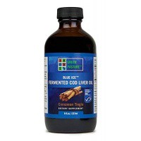 ●Green Pasture Blue Ice Cod Liver Oil Cinnamon Tingle Liquid 8 Fl Oz(237ml)