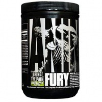 ●Animal Fury Pre-Workout Energy Supplement with Amino Acids, Green Apple（グリーンアップル） 30 Servings