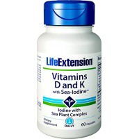 ●Life Extension(ライフエクステンション) Vitamin D and K with Sea-Iodine 60粒