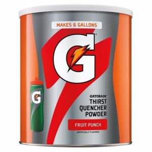 ●Gatoradeゲータレード・スポーツドリンク濃縮パウダー約23リットル分(フルーツパンチ/ Fruit Punch）