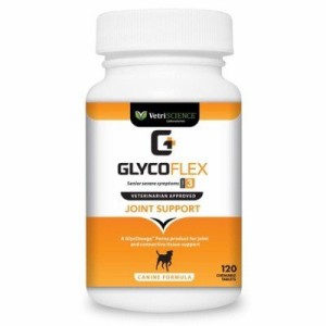 グリコフレックス 3 ソフトチュアブル 犬用サプリ 120粒 (GlycoFlex 3) ボトルタイプ【MB】