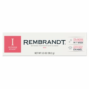 レンブラント インテンスステイン ミント 歯磨き粉 3.5oz(99.2g)（Rembrandt Intense Stain mint）【MB】