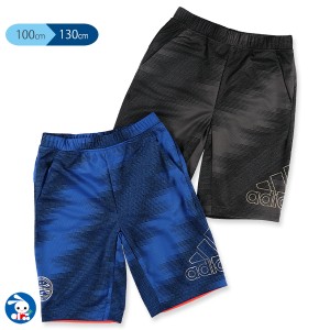 アディダスロゴハーフパンツ【100cm・110cm・120cm・130cm】[ボトムス キッズ 男の子 男児 子供服 こども服 かっこいい adidas アウトウ