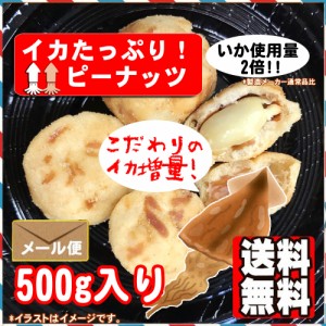 イカたっぷりピー 500g ポイント消化 送料無料 いかピー おつまみ