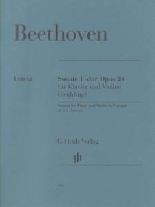 楽譜 （１６２）ベートーヴェン ヴァイオリンソナタ第５番「スプリング」 （原典版／ヘンレ社）【ネコポスは送料無料】