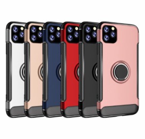 iPhone 11 / 11Pro / 11ProMax 対応 スマホケース 背面ケース ハイブリッド 2重構造 TPU+PC 耐衝撃 マット メタリックカラー 落下防止 ス