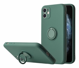 iPhone SE3 (2022) / iPhone SE2 (2020) / iPhone7 / iPhone8 対応 背面ケース ケース カバー 磁気 リング シリコン リキッド 保護 ホー