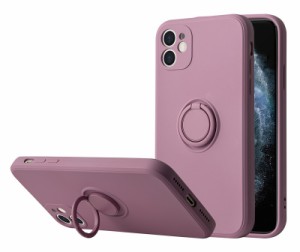 iPhone SE3 (2022) / iPhone SE2 (2020) / iPhone7 / iPhone8 対応 背面ケース ケース カバー 磁気 リング シリコン リキッド 保護 ホー