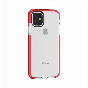  iPhone12 /  iPhone12 Pro ケース カバー  背面ケース ハイブリッドケース  TPU+PC ソフト+ハード 異素材組合せ  耐衝撃 フレームカラー