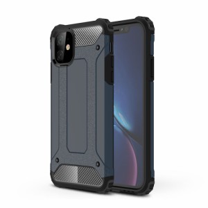 iPhone11 Proスマホケース 背面ケース ハイブリッド 二重構造 耐衝撃 異素材組み合わせ バイカラー カーボンファイバー調