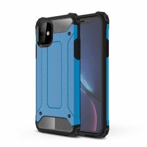 iPhone11 ProMaxスマホケース 背面ケース ハイブリッド 二重構造 耐衝撃 異素材組み合わせ バイカラー カーボンファイバー調