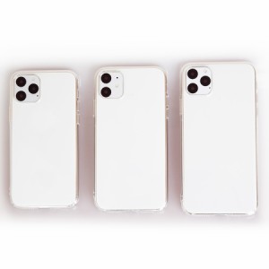 ZAZ クリアケース ハードタイプ iPhone11 / iPhone11Pro / iPhone11ProMax 背面ケース スマホケース シンプル マイクロドット加工 ストラ