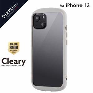 iPhone 13 対応 ケース カバー 背面タイプ 耐衝撃 ハイブリッドケース 「Cleary」 クリア 透明 写真 ステッカー カスタム ハニカム構造 