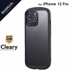 iPhone 13 Pro 対応 ケース カバー 背面タイプ 耐衝撃 ハイブリッドケース 「Cleary」 クリア 透明 写真 ステッカー カスタム ハニカム構