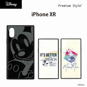 iPhone XR 対応 ケース カバー 背面ケース ハイブリッド スクエア型 Disney ディズニー  ミッキーマウス ミニーマウス キャラクター スト