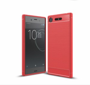 XperiaXZ2 ケース カバー ソフトケース ブラシ仕上げ カーボンファイバー調ケース TPU素材 耐衝撃 滑り止め 指紋防止 傷防止 docomo ドコ