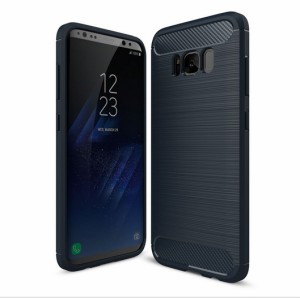 Galaxy Note8 スマホケース ソフトケース ブラシ仕上げ カーボンファイバー調ケース TPU素材 耐衝撃 滑り止め 指紋防止 傷防止 docomo ド